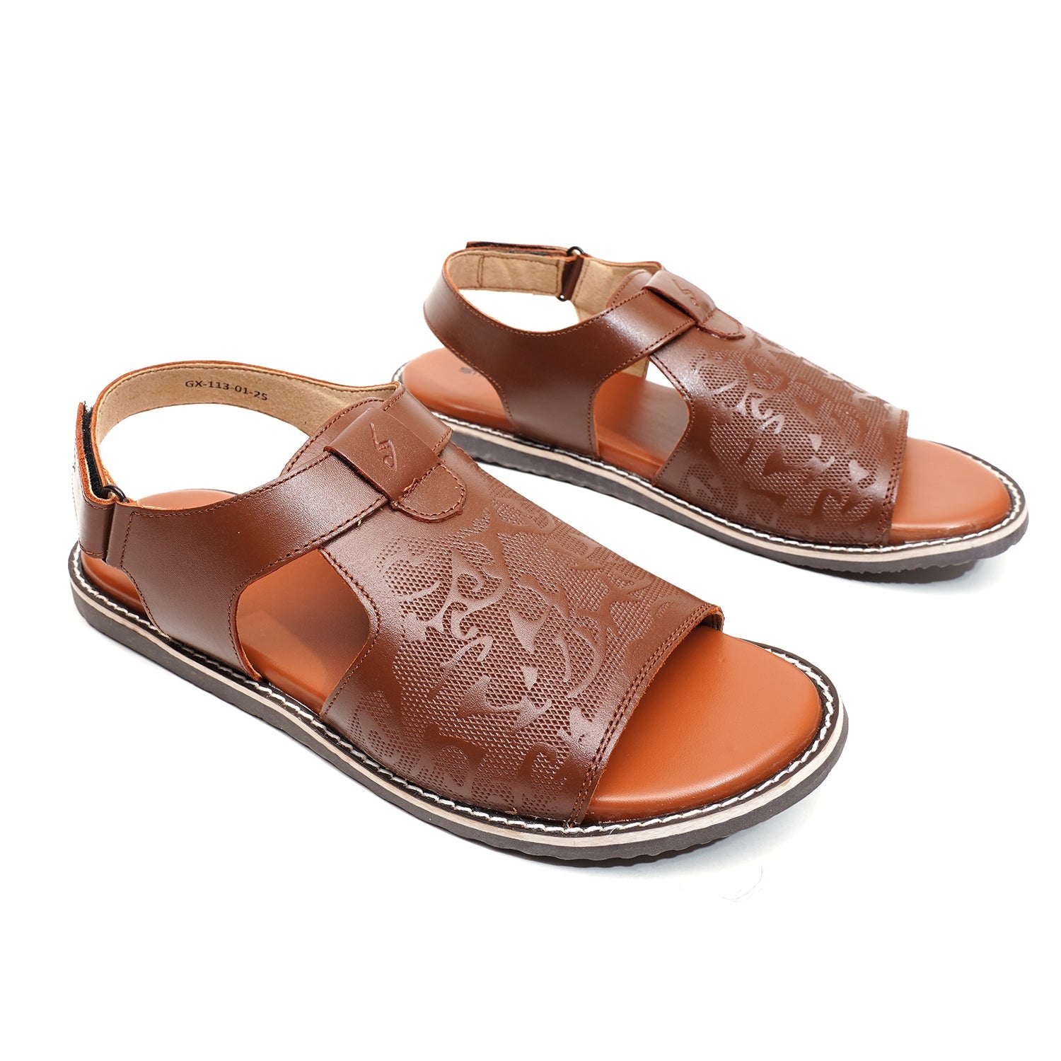 LEATHER SANDAL - GX-113 TAN