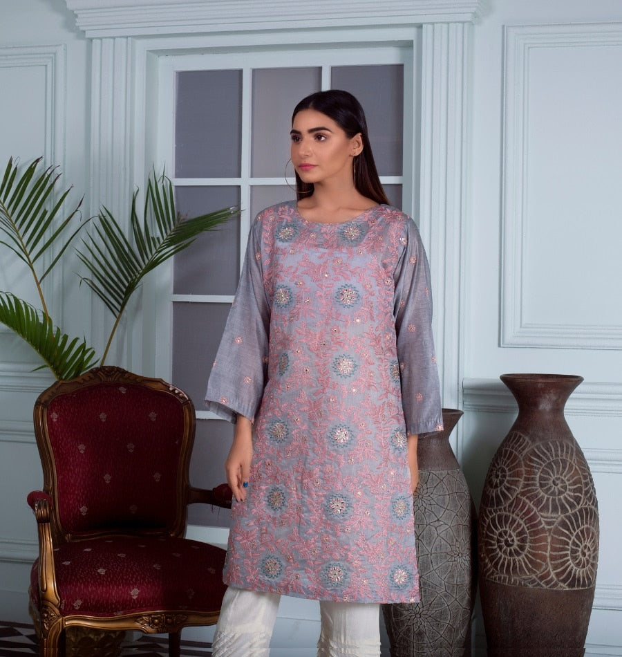 GRAY CANDY (KURTI) - UNSTITCHED