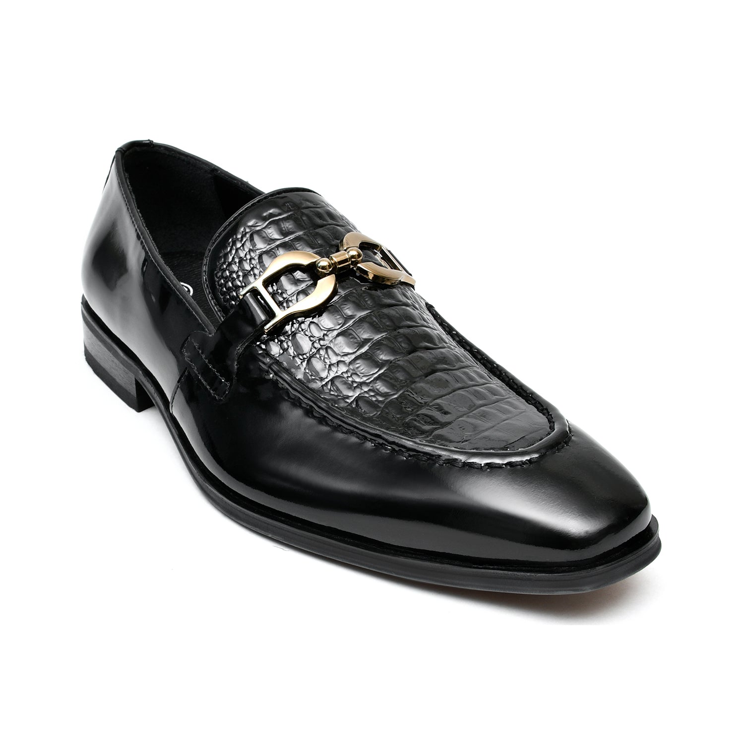 LEATHER SHOES - HB08 BLACK