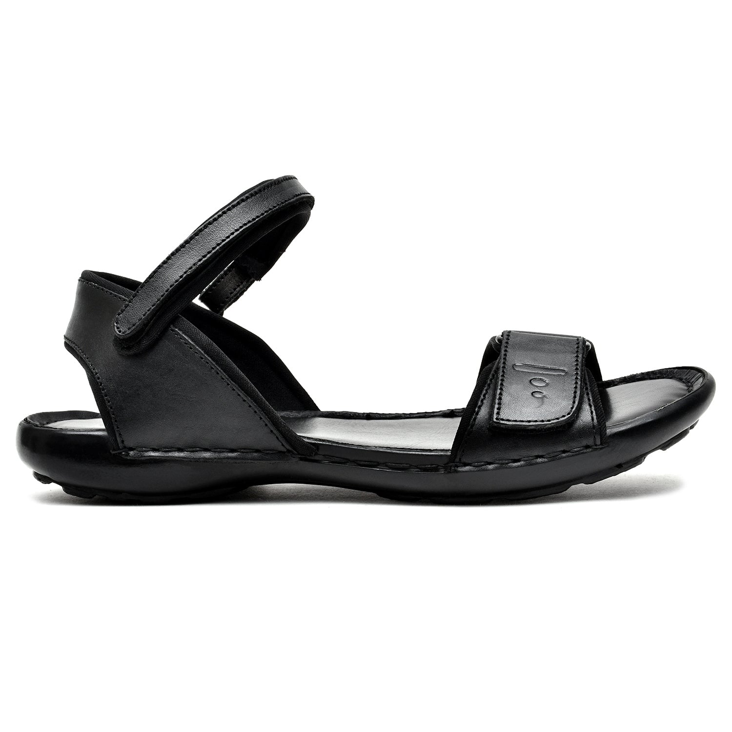 LEATHER SANDAL - HJ-001 BLACK