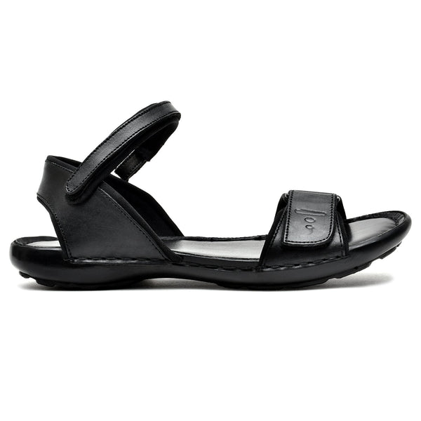 LEATHER SANDAL - HJ-001 BLACK