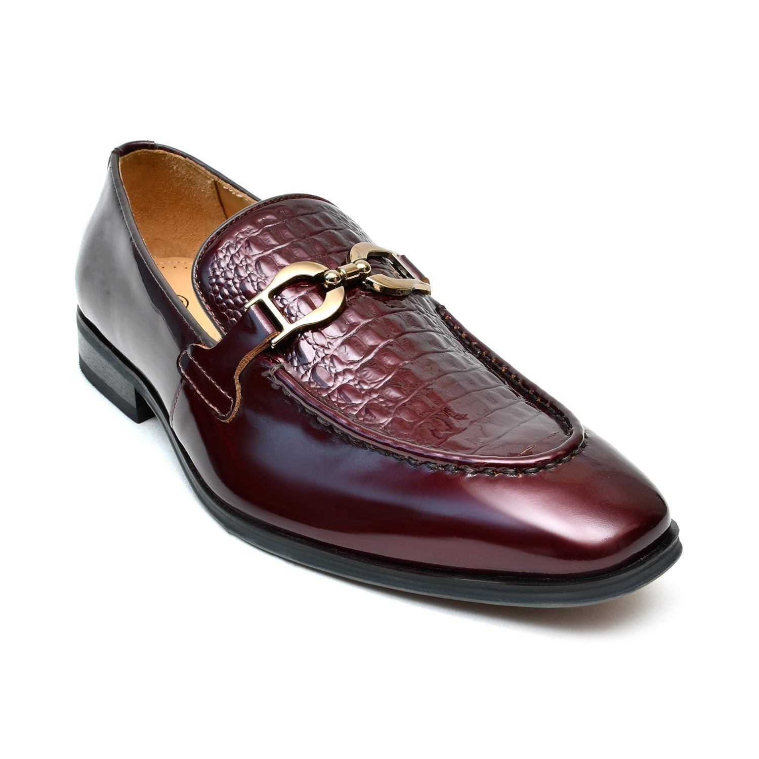 LEATHER SHOES - HB08 BURGUNDY