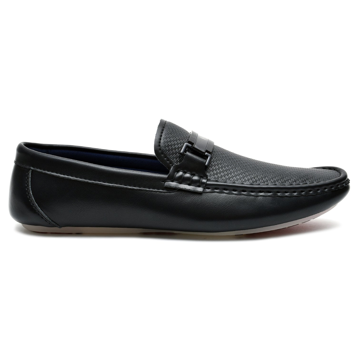 LEATHER SHOES - JA-23728-2 BLACK