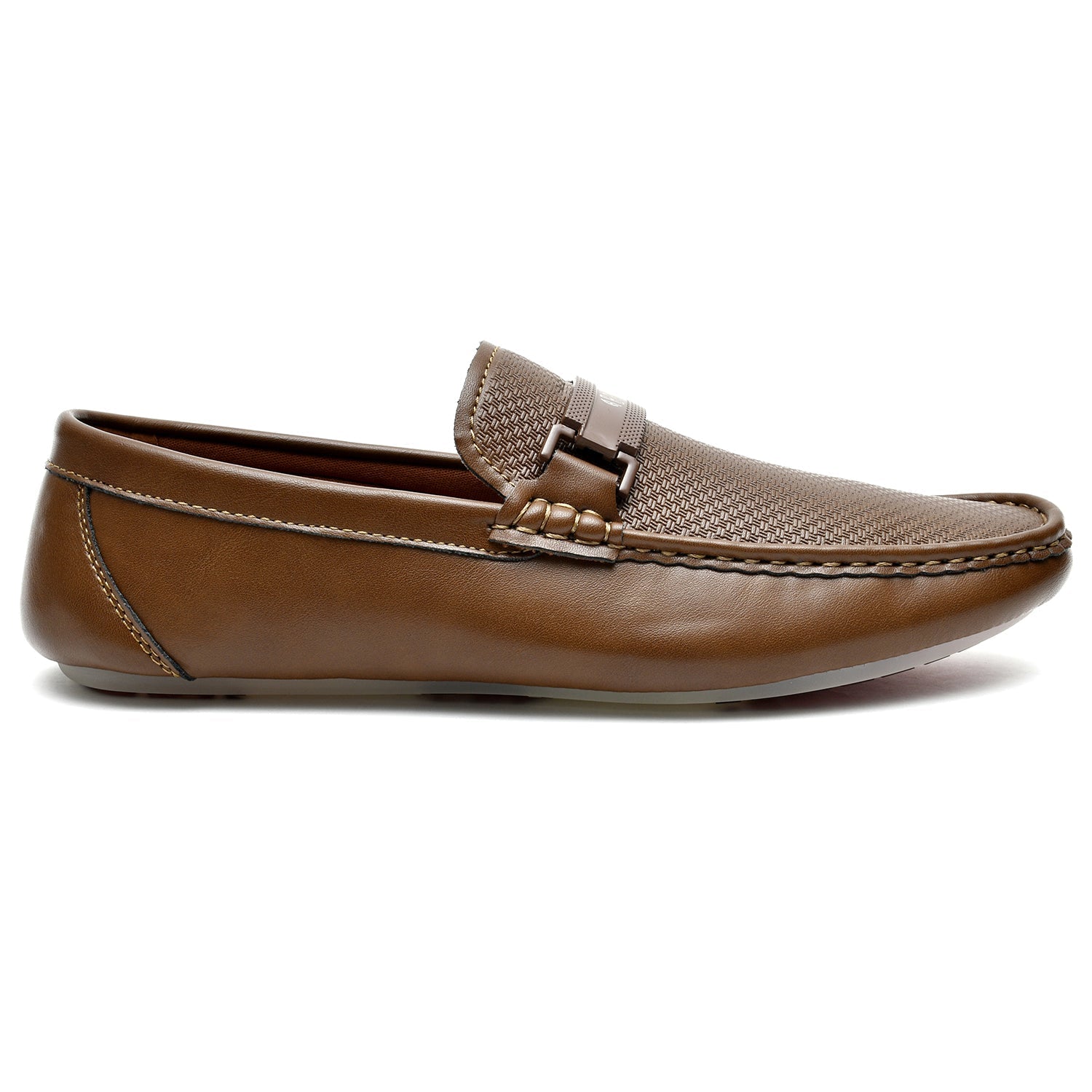LEATHER SHOES - JA-23728-2 KHAKI
