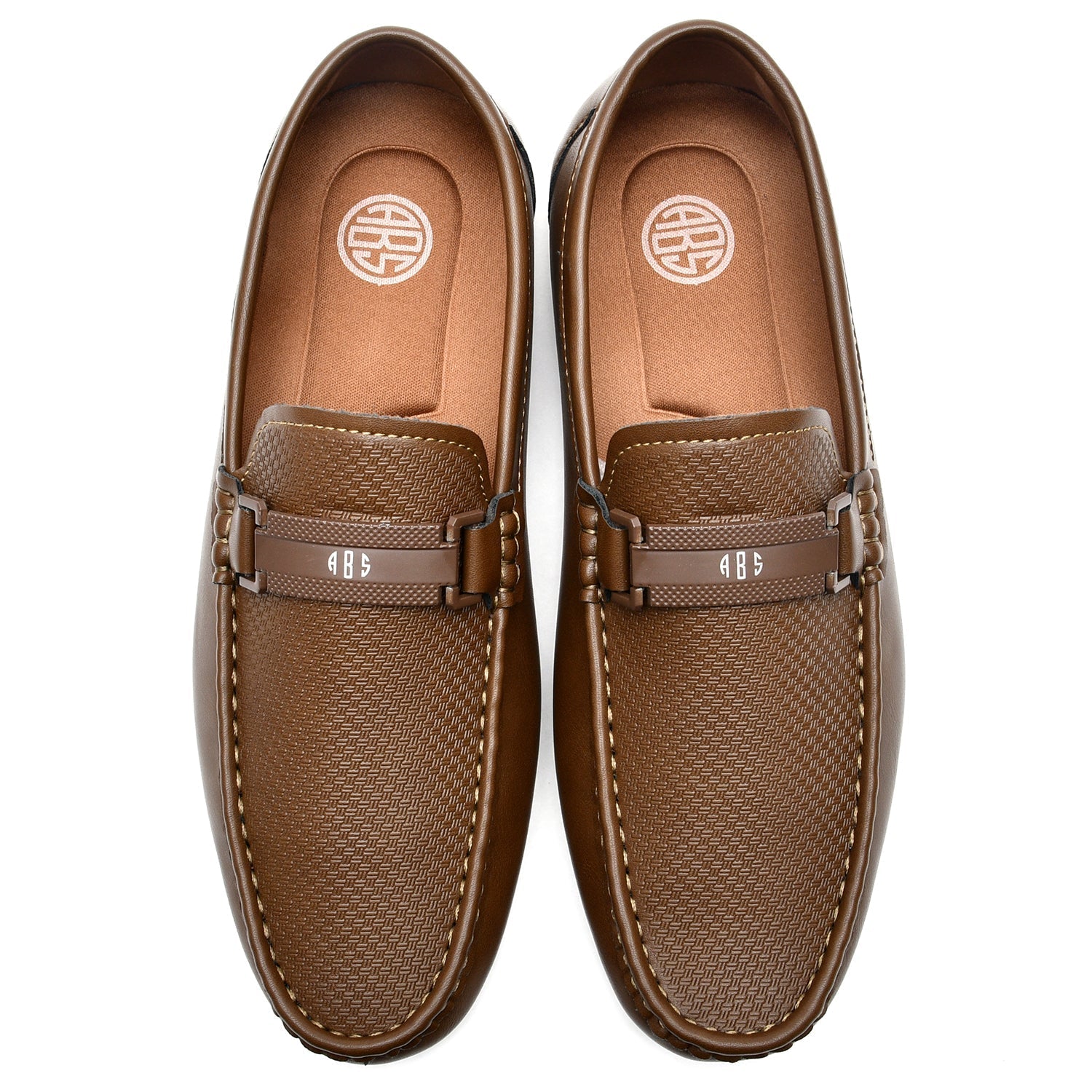 LEATHER SHOES - JA-23728-2 KHAKI