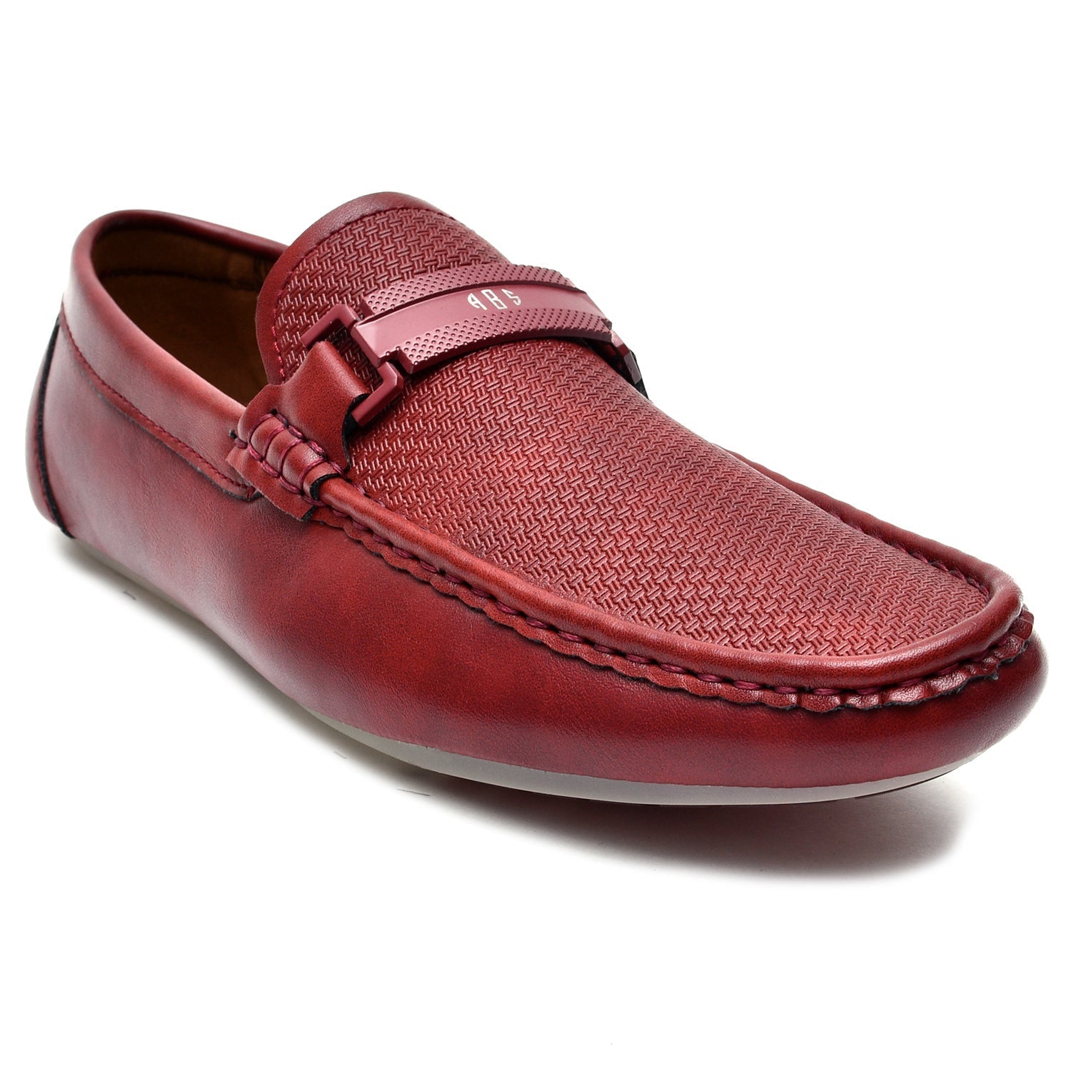 LEATHER SHOES - JA-23728-2 MAROON