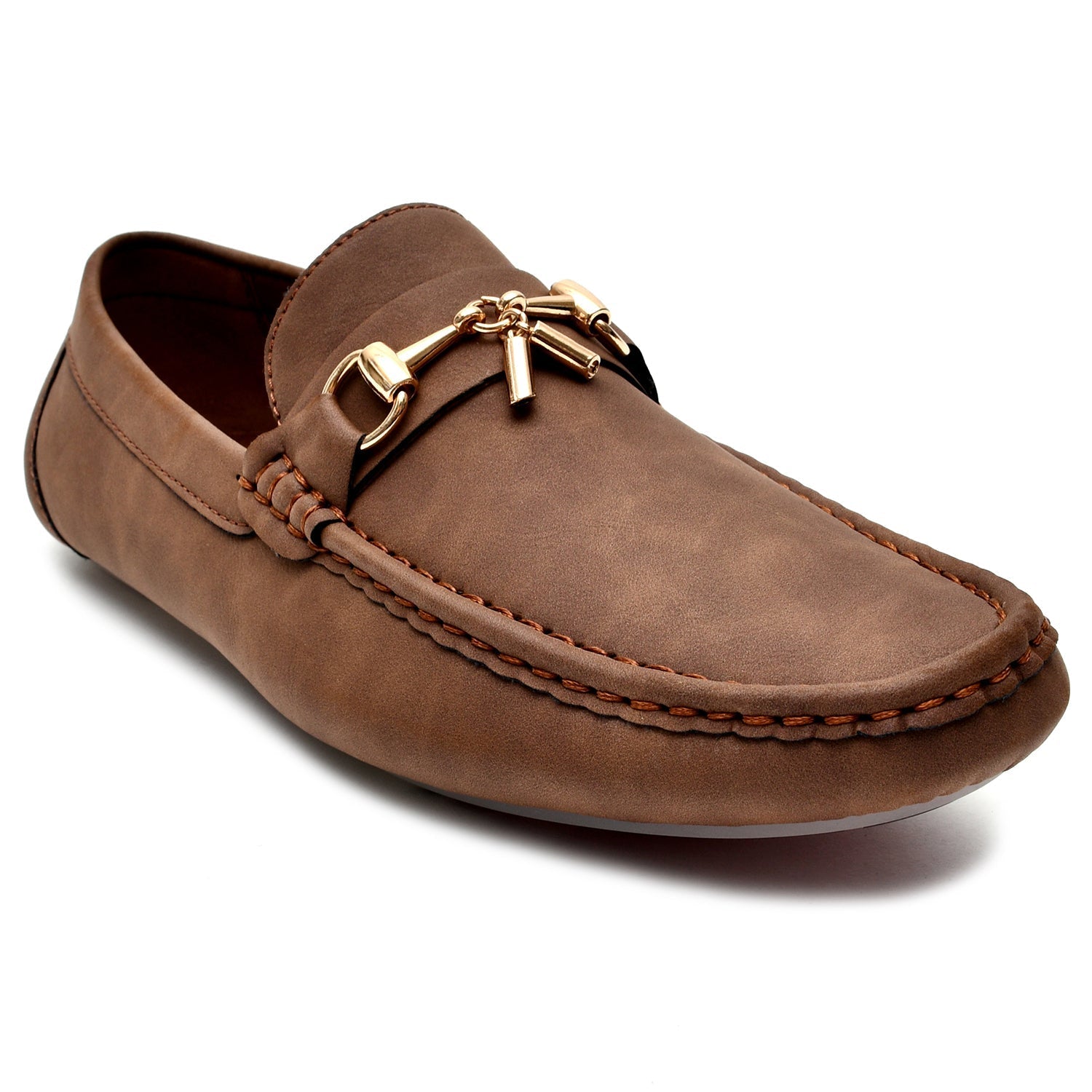 LEATHER SHOES - JA-23728-3 BROWN