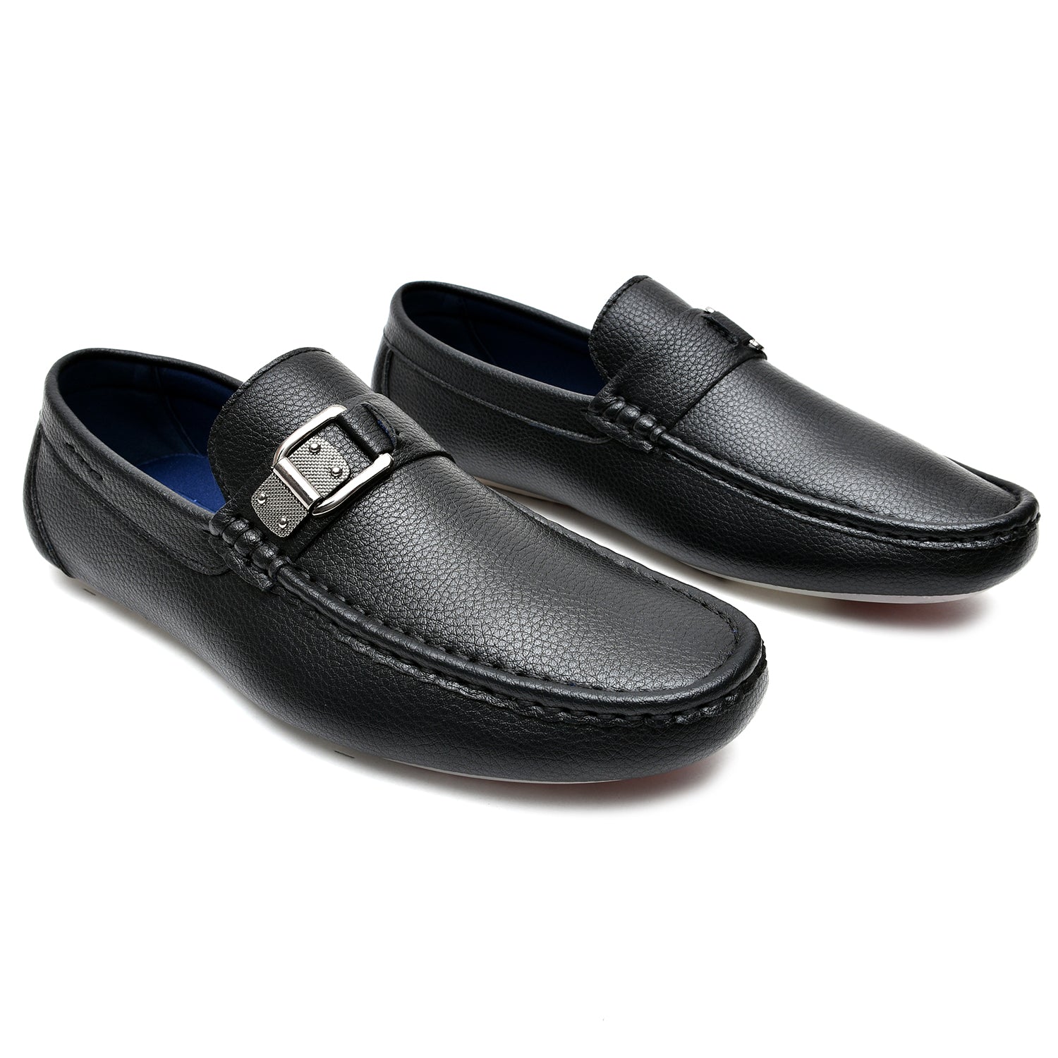 LEATHER SHOES - JA-23728-4 BLACK