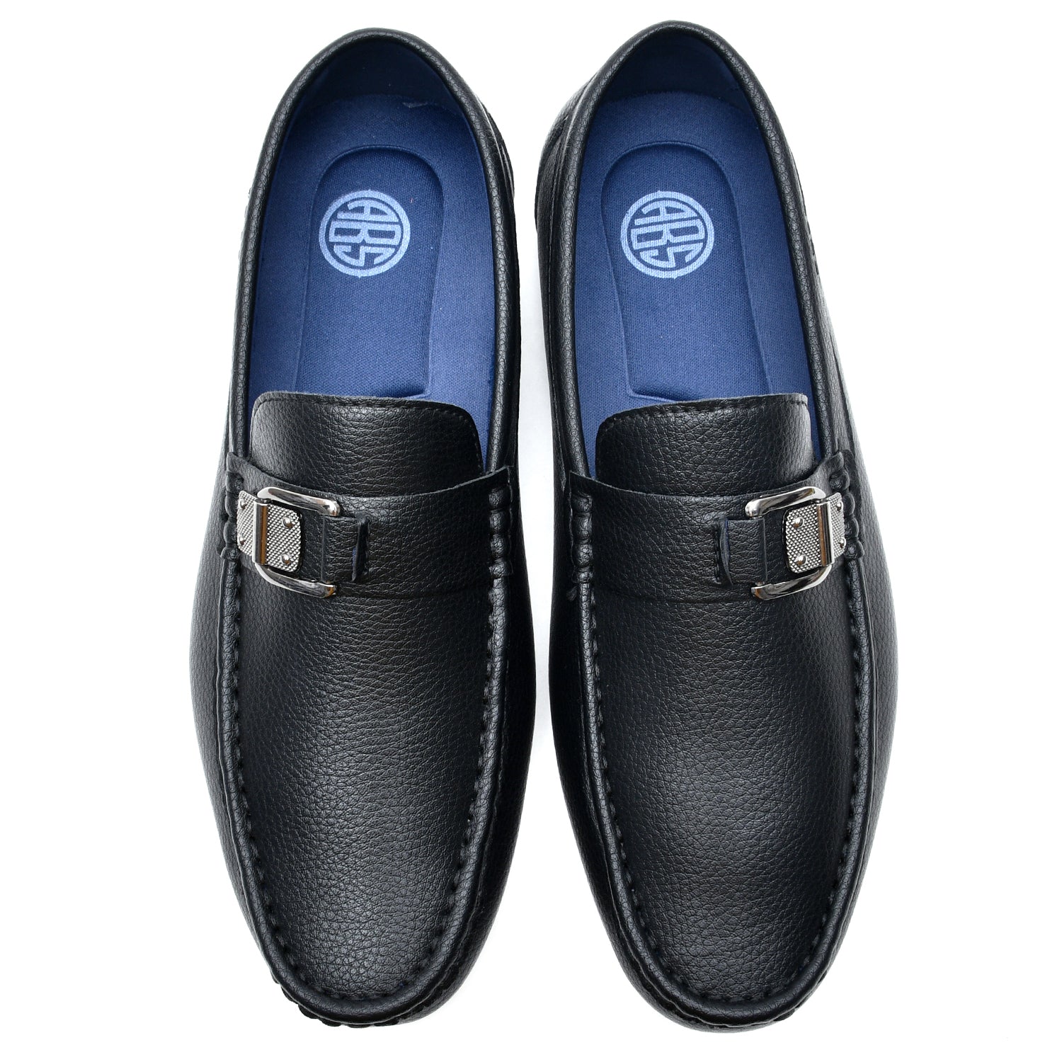 LEATHER SHOES - JA-23728-4 BLACK