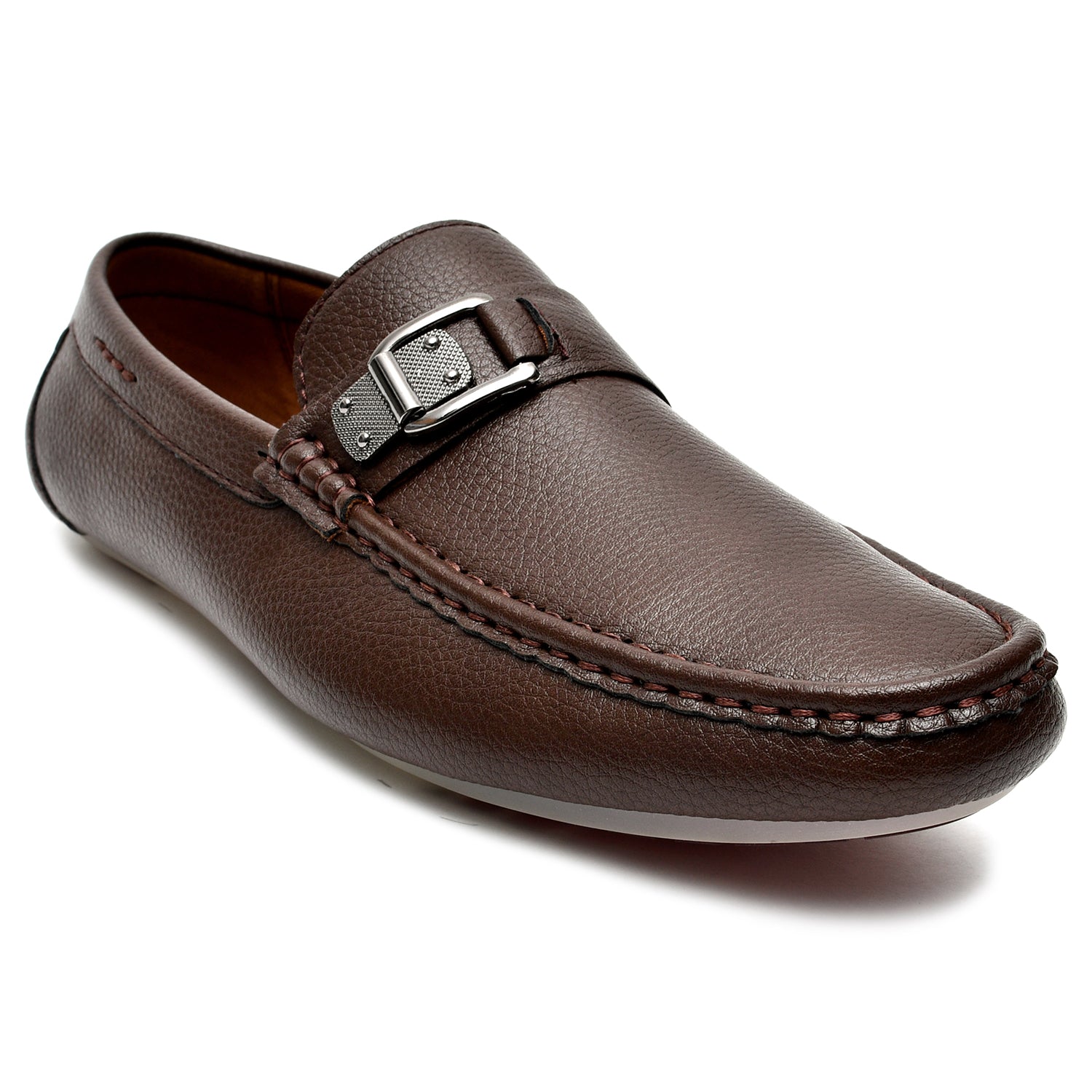 LEATHER SHOES - JA-23728-4 COFEE