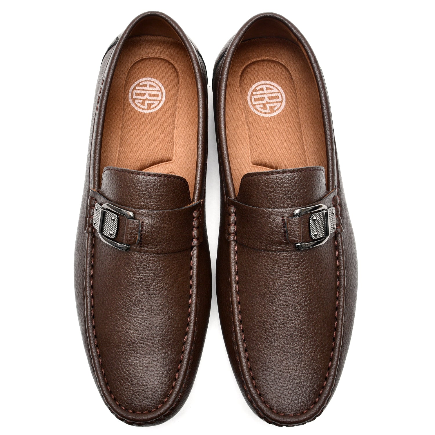 LEATHER SHOES - JA-23728-4 COFEE