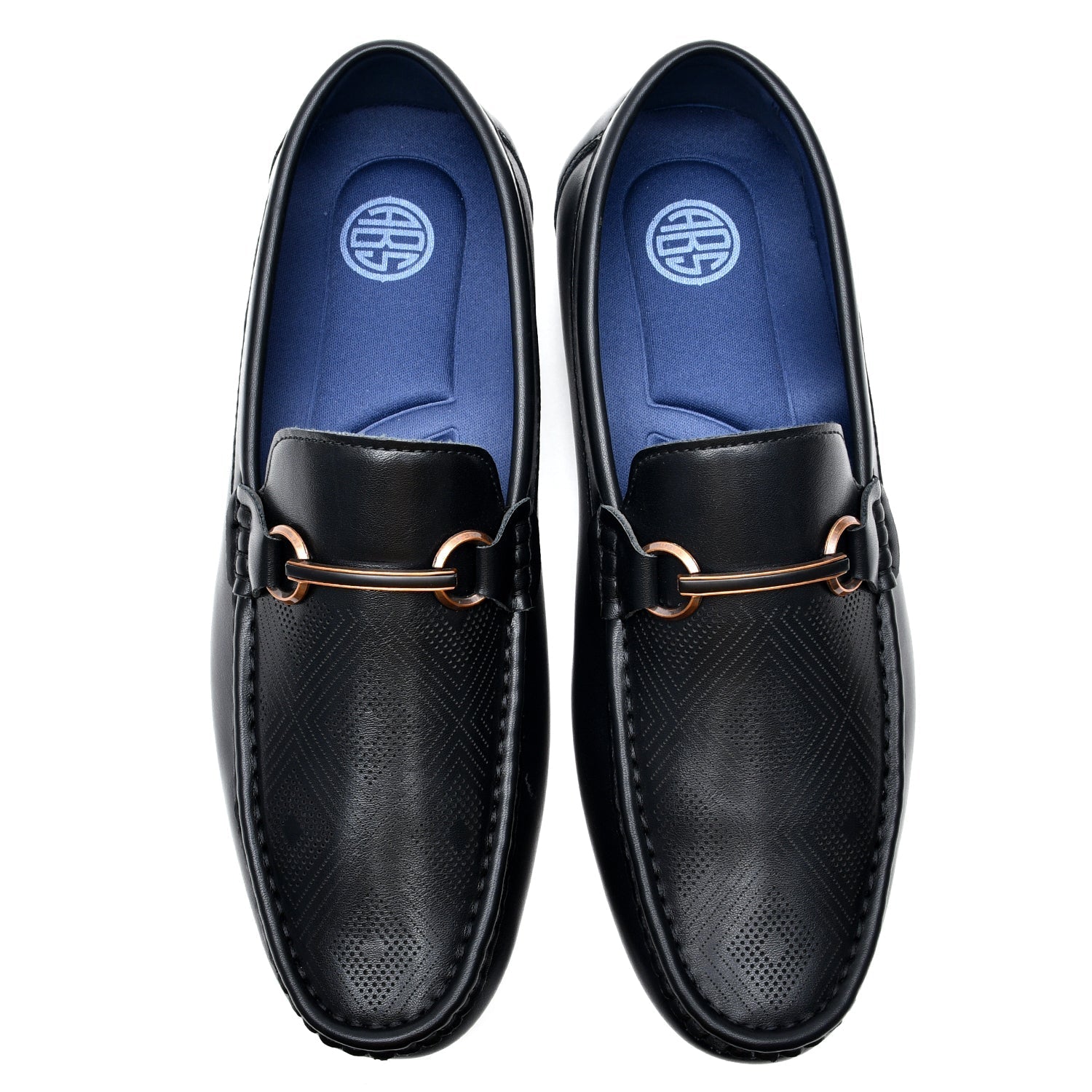 LEATHER SHOES - JA-23728 BLACK