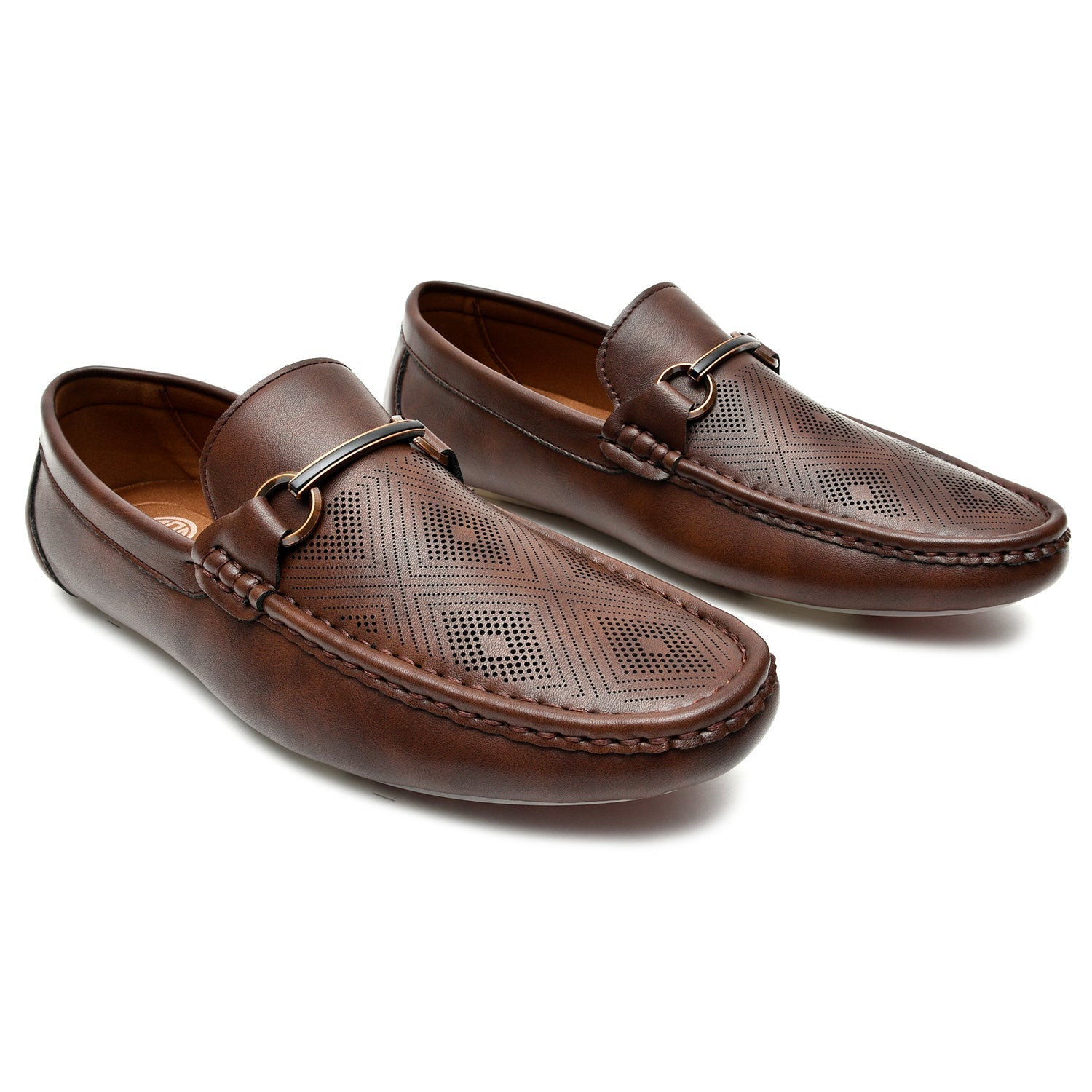 LEATHER SHOES - JA-23728 COFFEE