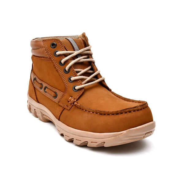 LEATHER SHOES - JASPER-004 MUSTARD