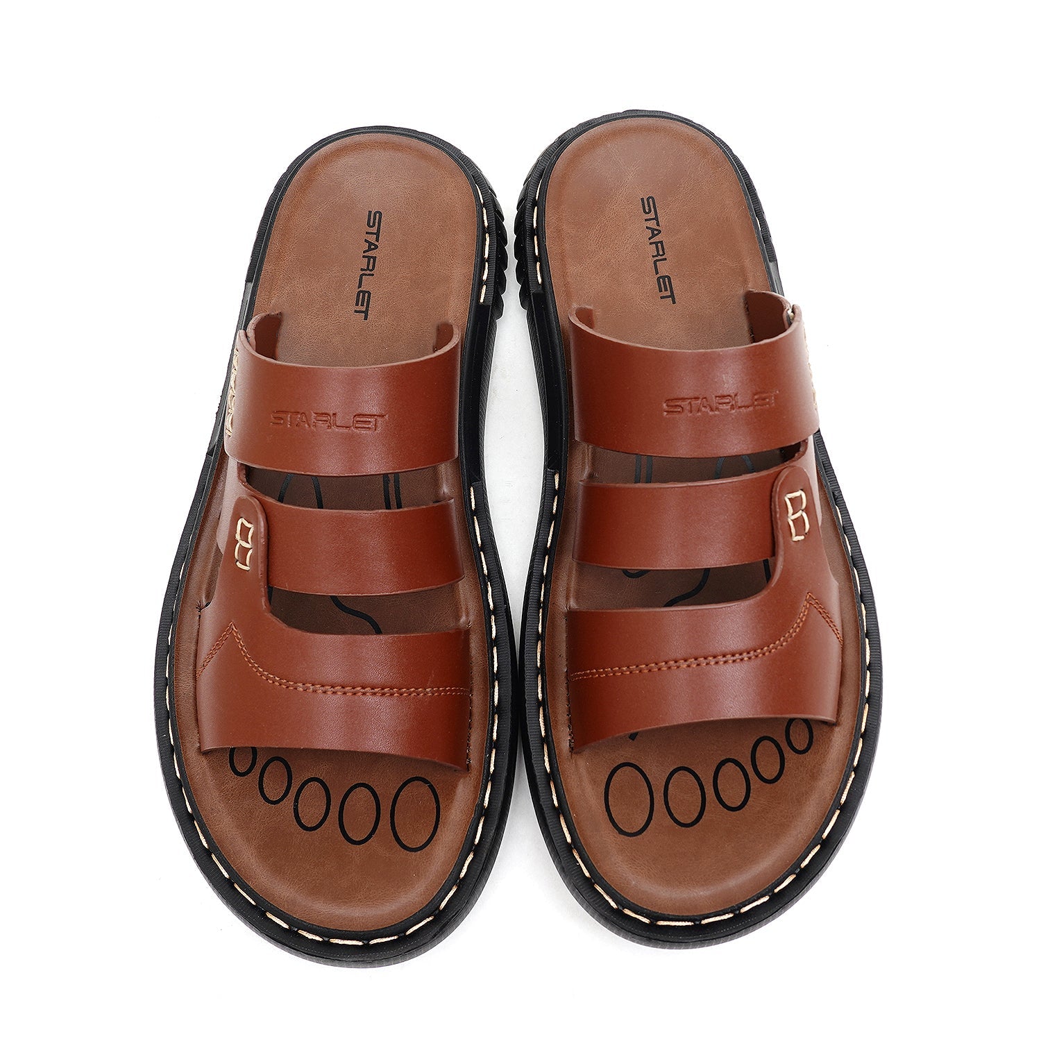 LEATHER SLIPPER - JRC-0002 TAN