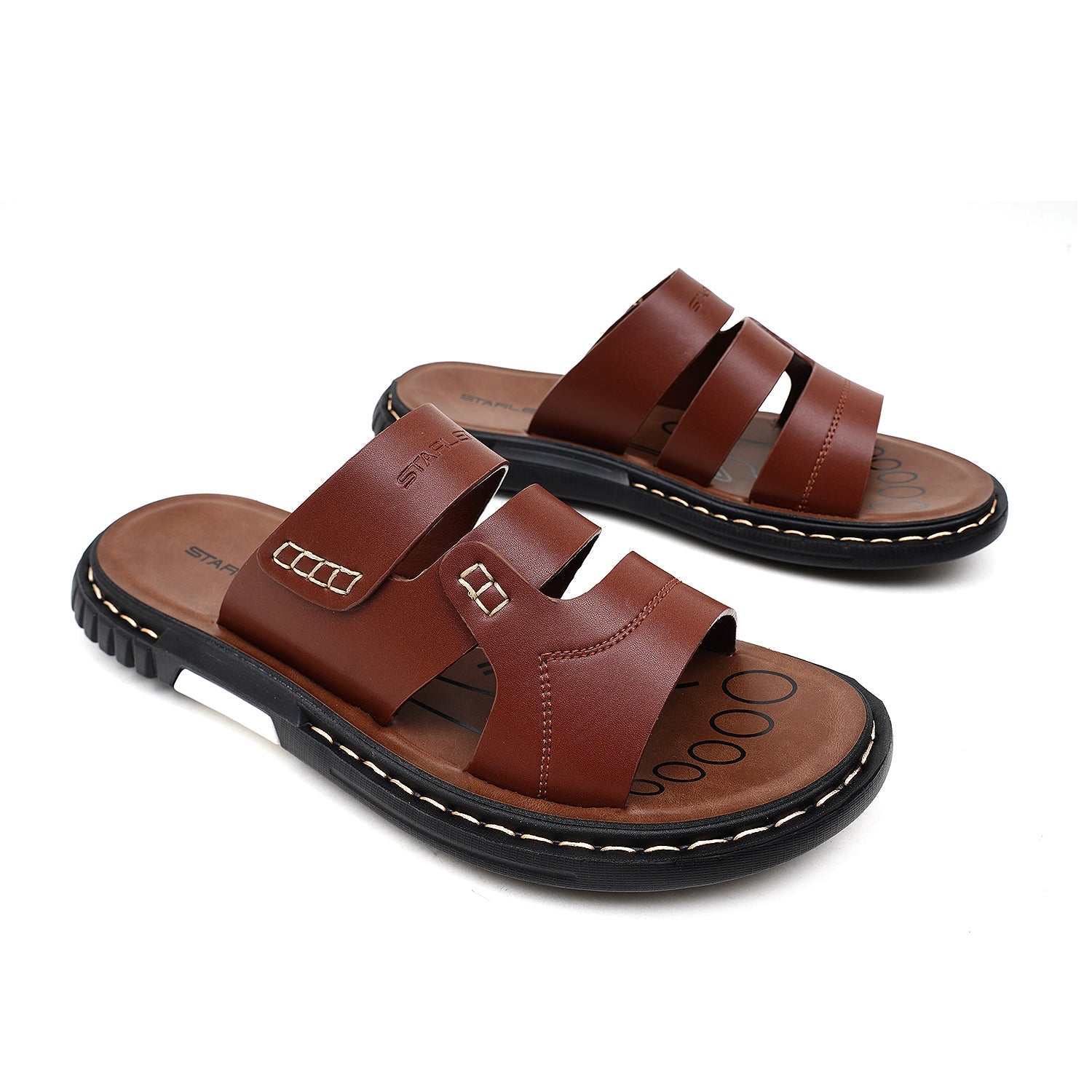 LEATHER SLIPPER - JRC-0002 TAN