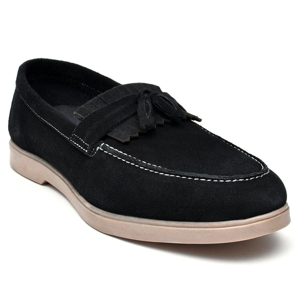 LEATHER SHOES - LBY-002 BLACK