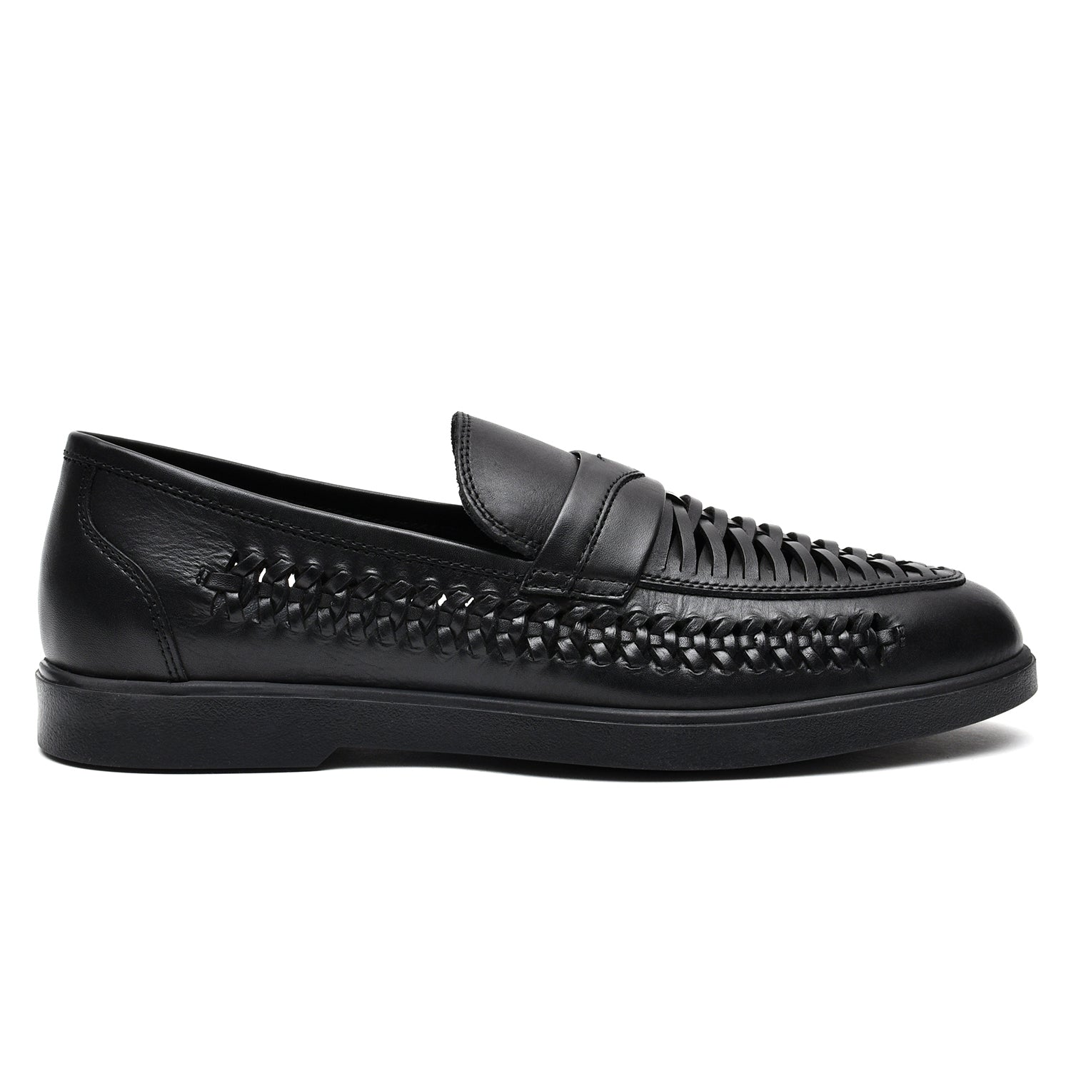 LEATHER SHOES - LBY-007 BLACK