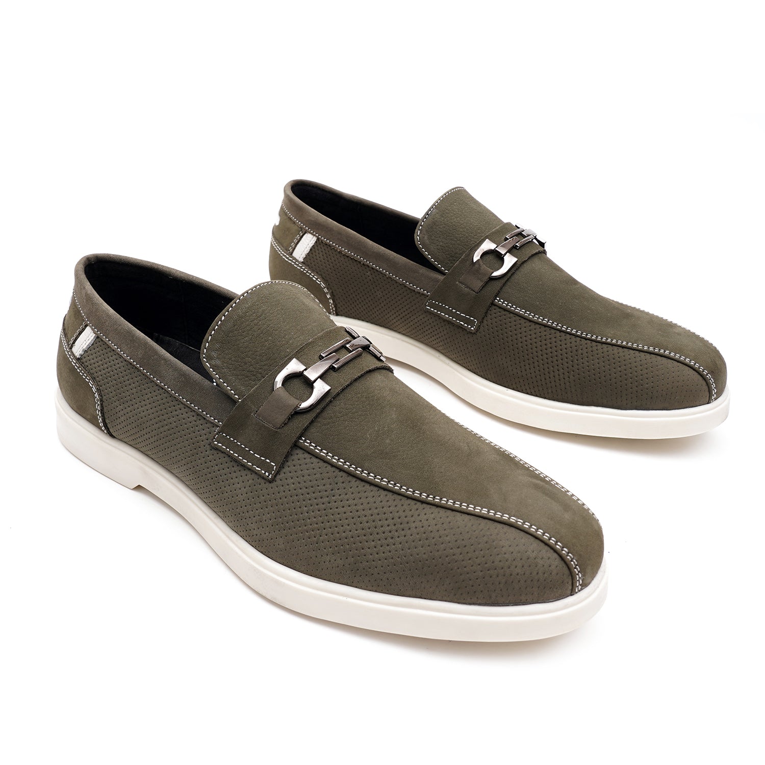 LEATHER SHOES - LBY052 GREEN