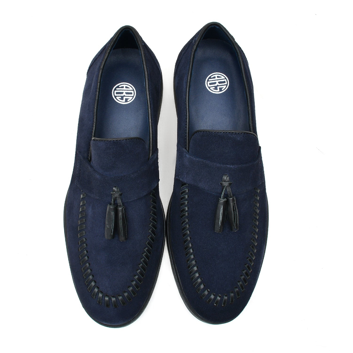 LEATHER SHOES - LBY008 BLUE