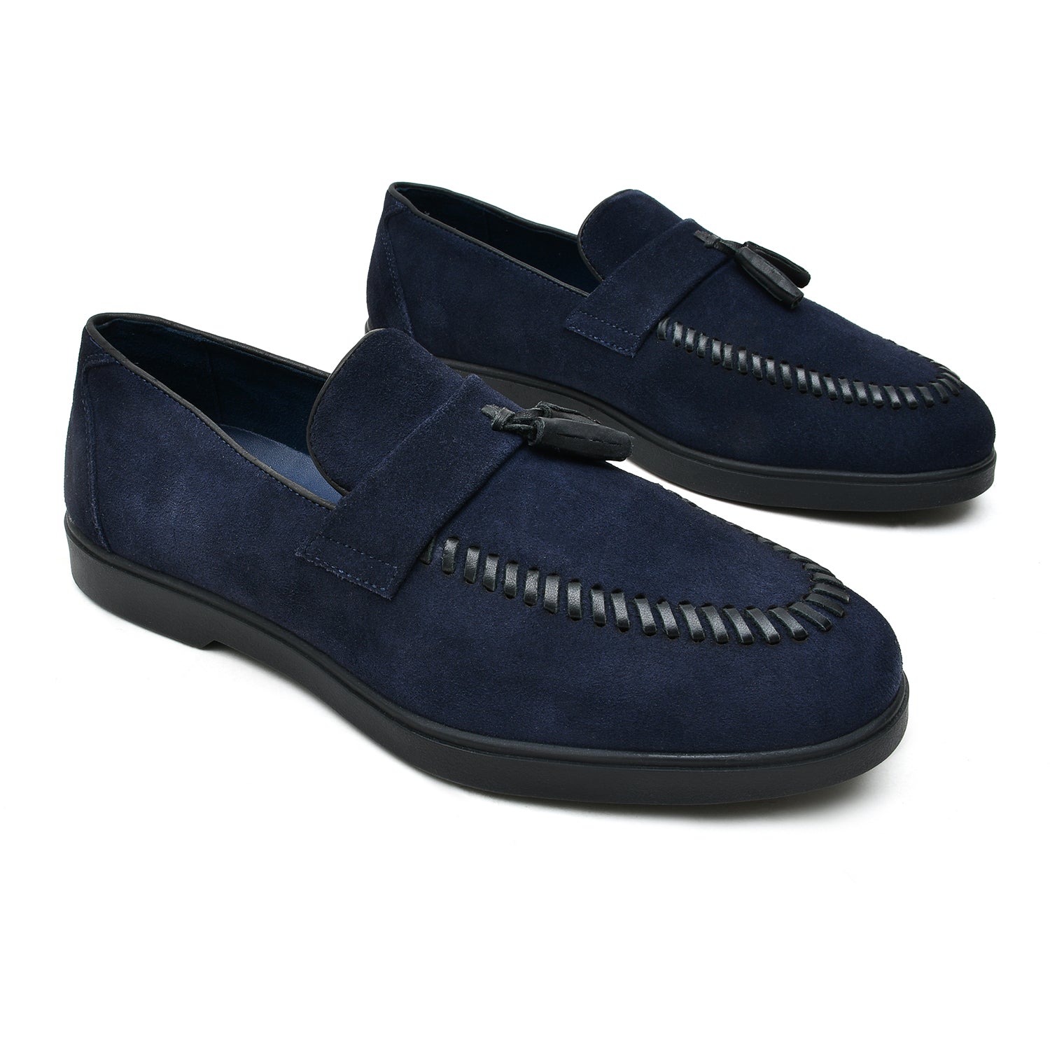 LEATHER SHOES - LBY008 BLUE