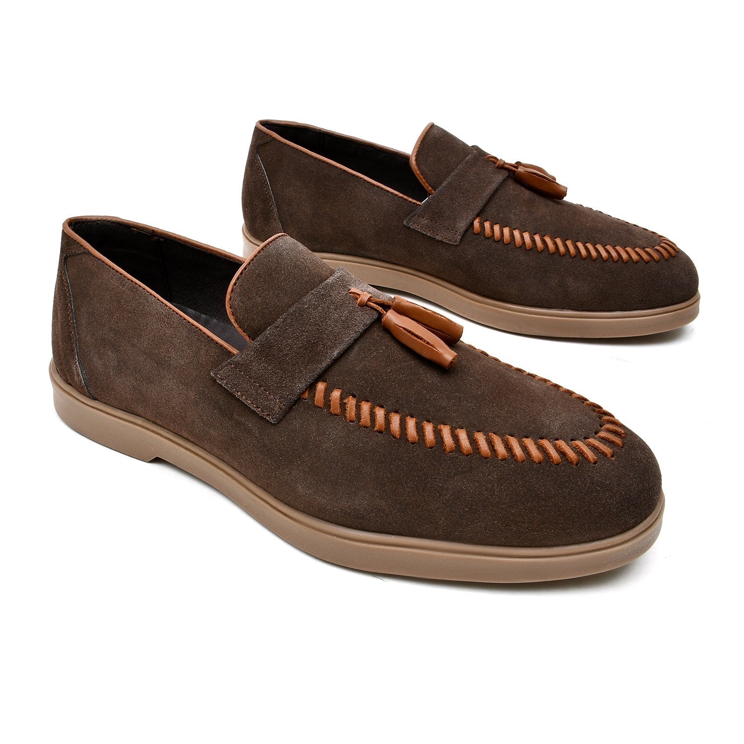 LEATHER SHOES - LBY008 BROWN