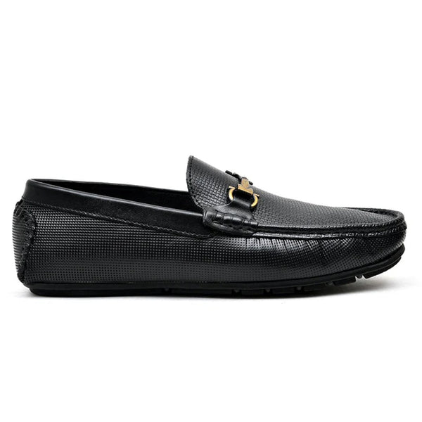 LEATHER SHOES - LFL-203 BLACK