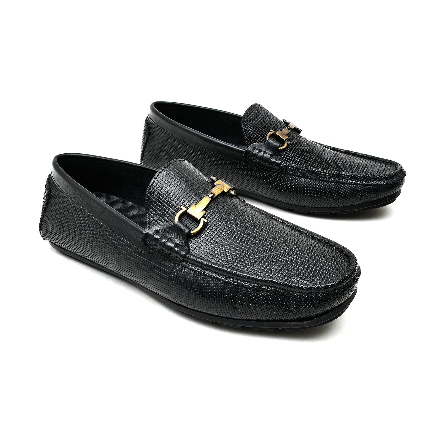 LEATHER SHOES - LFL-203 BLACK