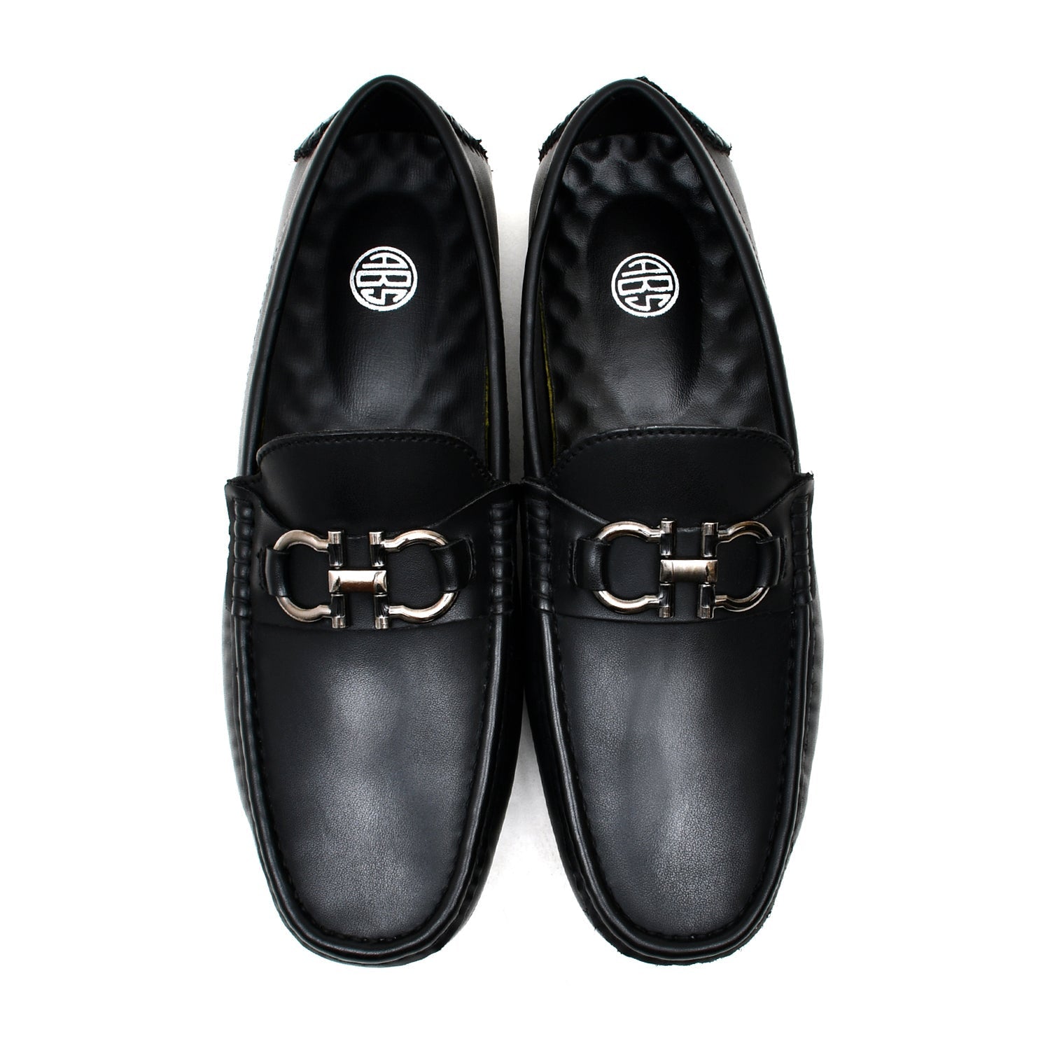 LEATHER SHOES - LFL-204 BLACK