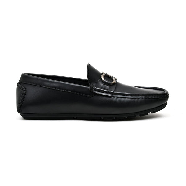 LEATHER SHOES - LFL-204 BLACK