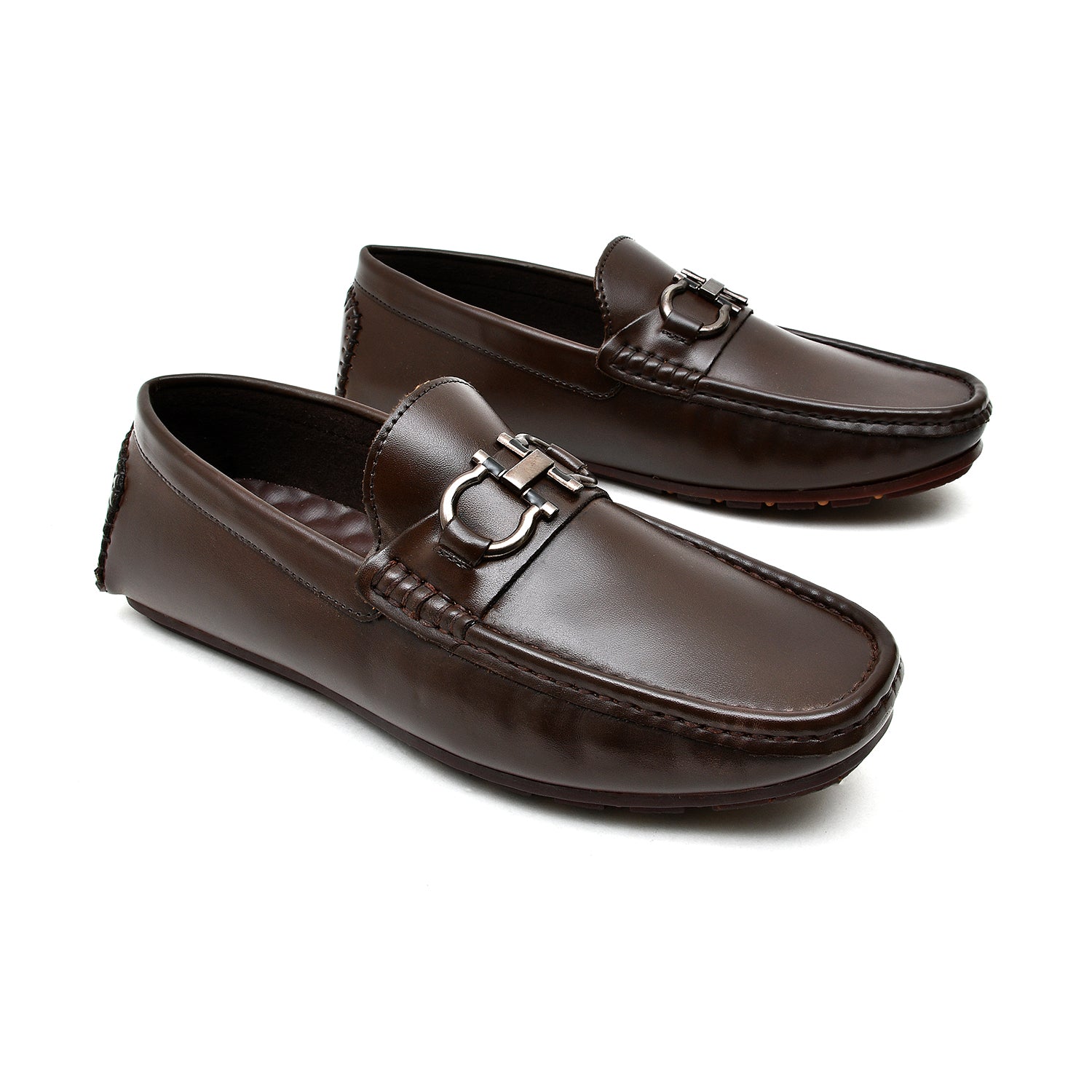 LEATHER SHOES - LFL-204 BROWN