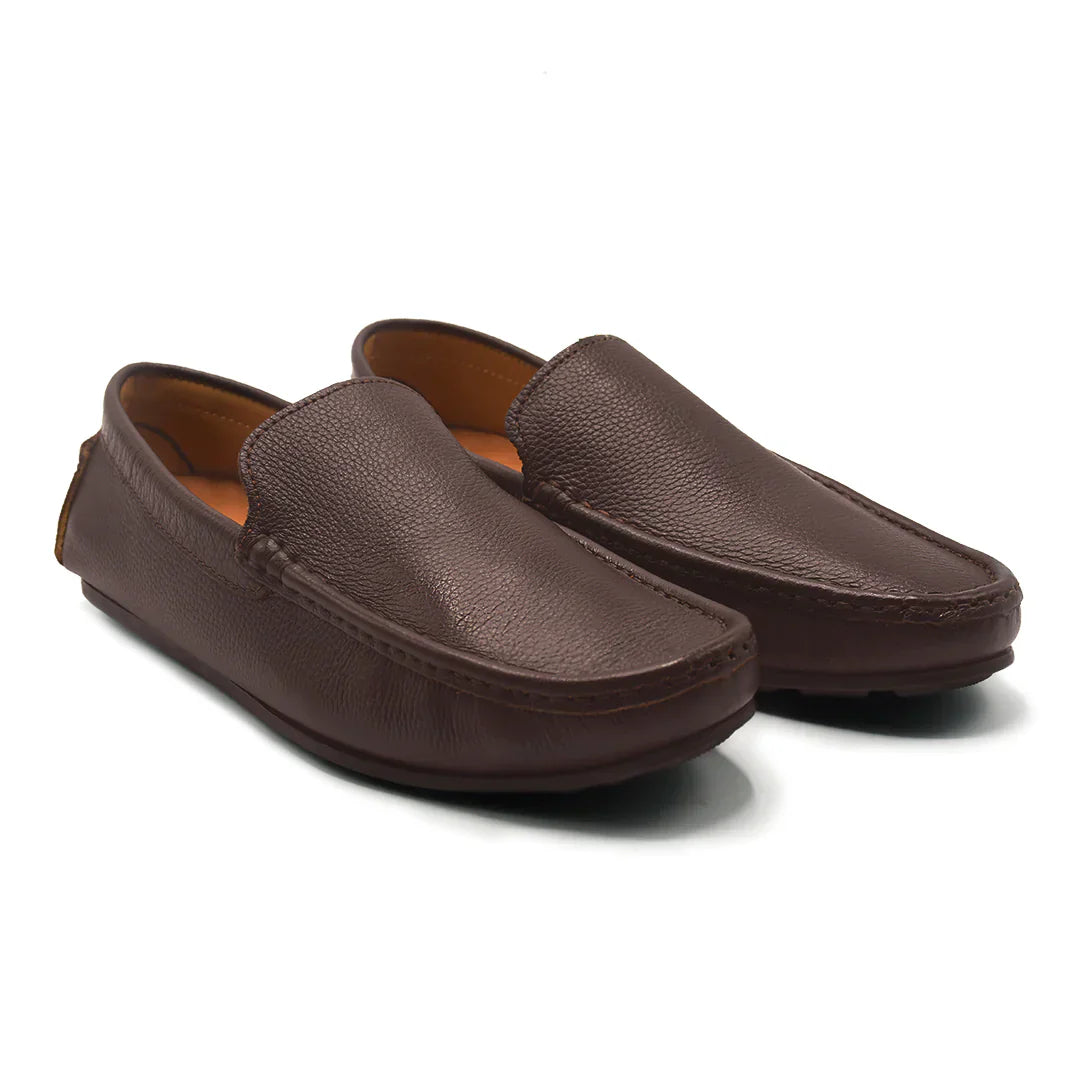 LEATHER SHOES - Romeo-041 Brown