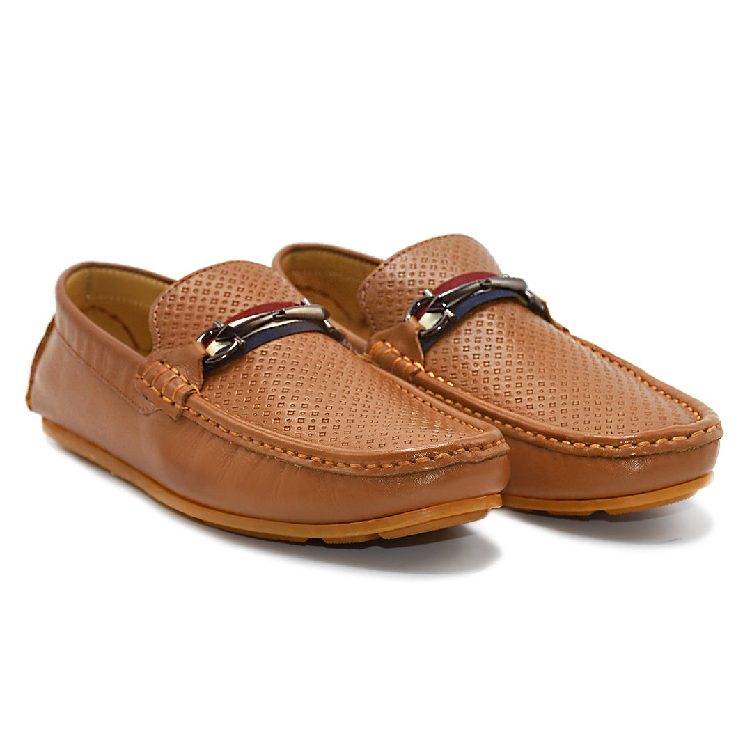 LEATHER SHOES - ROMEO-042 TAN
