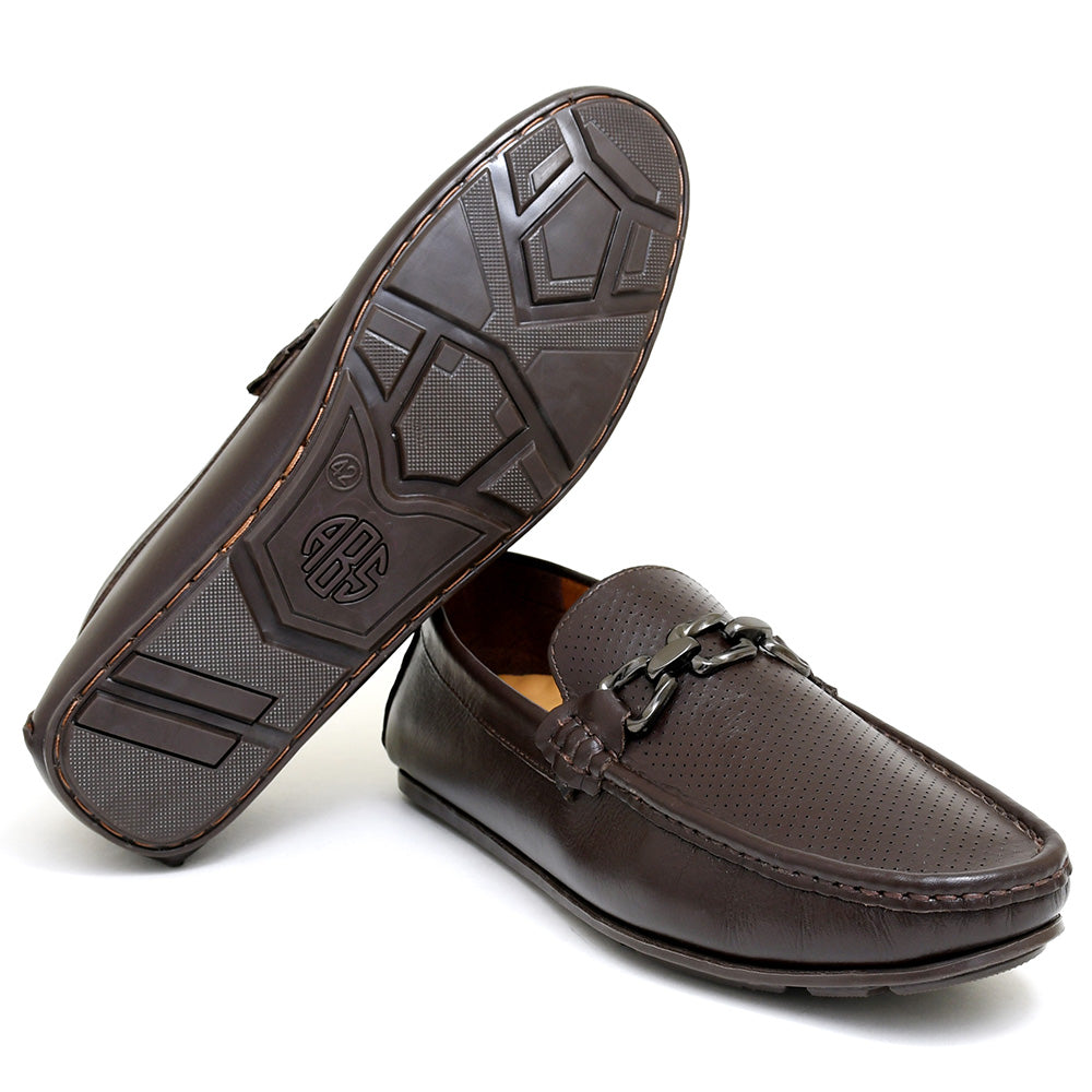 LEATHER SHOES - ROMEO-050 BROWN