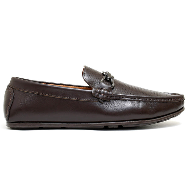 LEATHER SHOES - ROMEO-050 BROWN