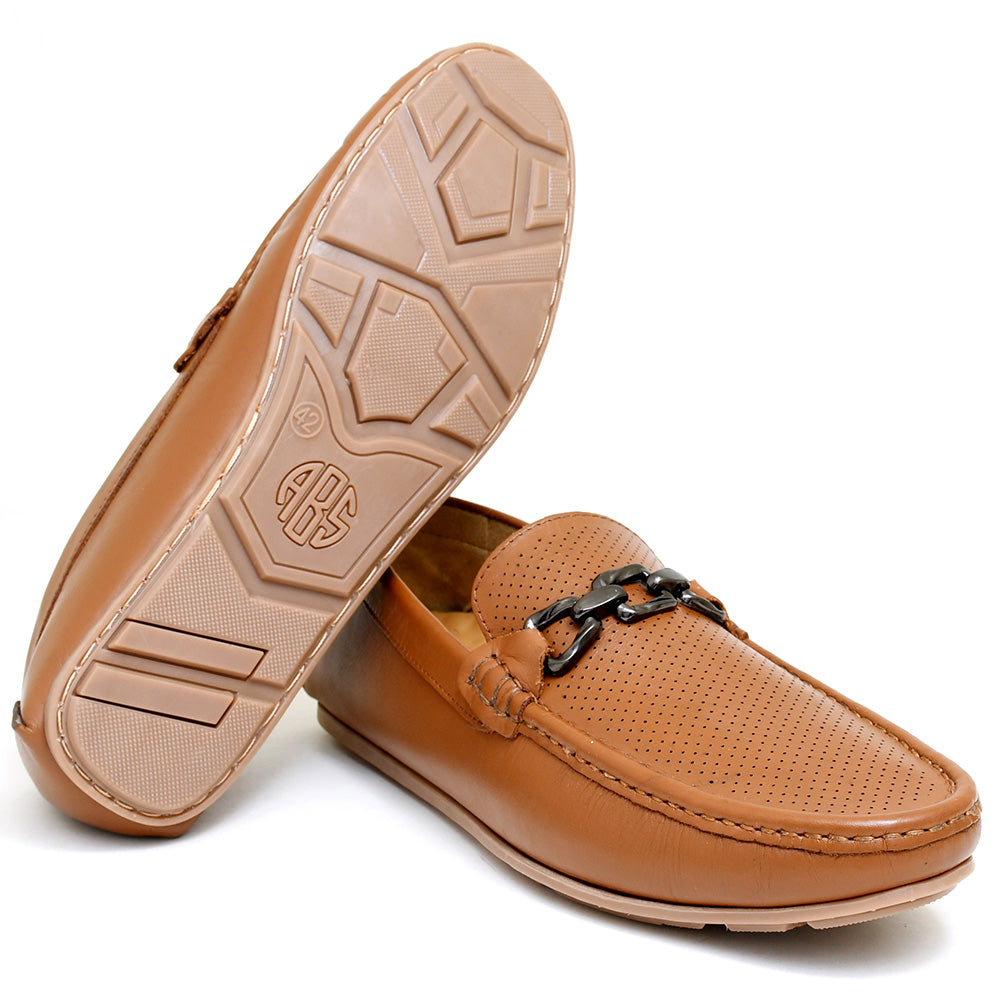 LEATHER SHOES - ROMEO-050 TAN
