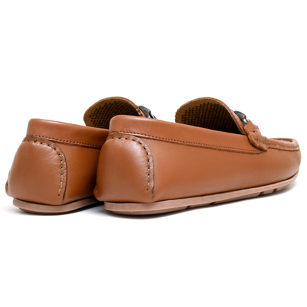 LEATHER SHOES - ROMEO-050 TAN