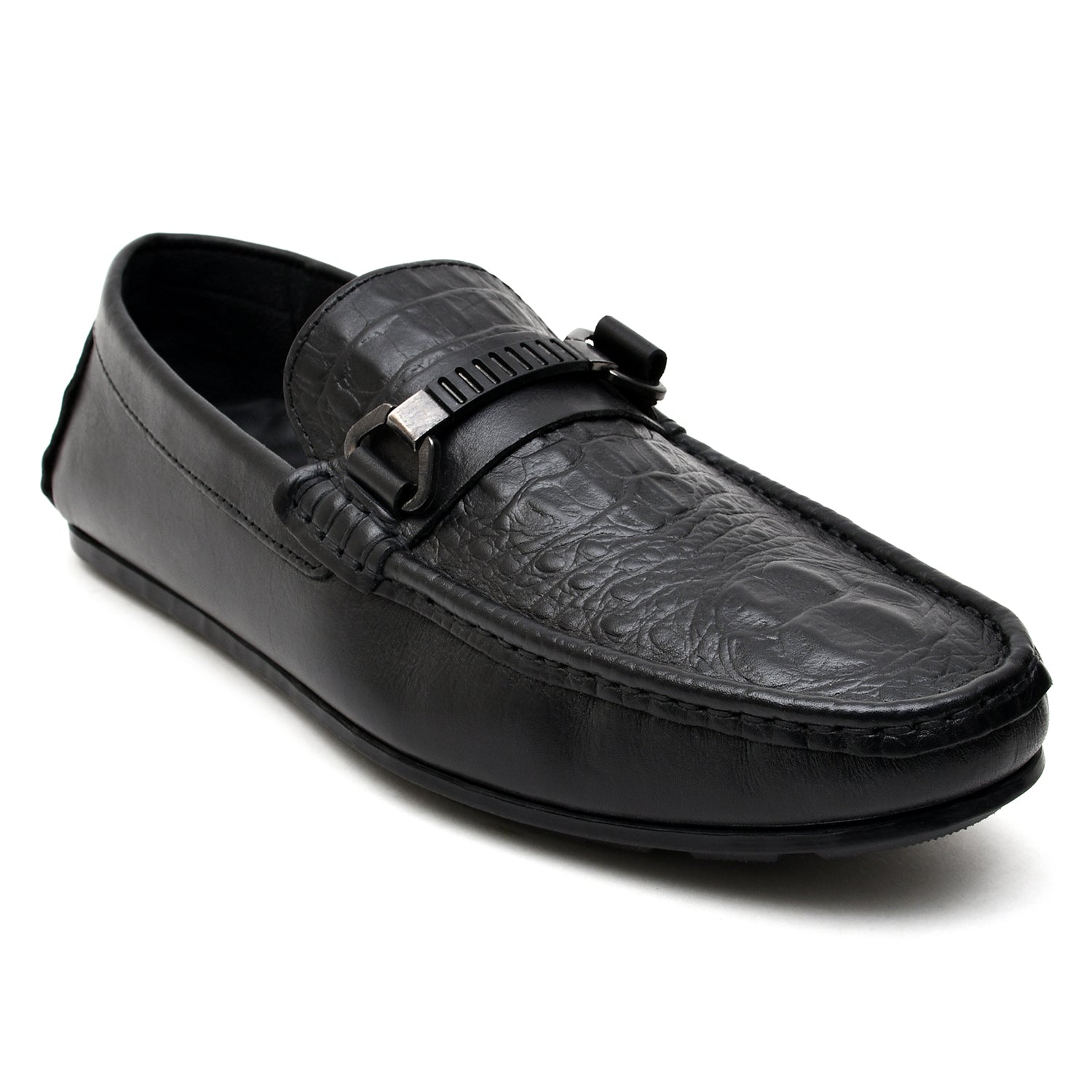 LEATHER SHOES - ROMEO-053 BLACK