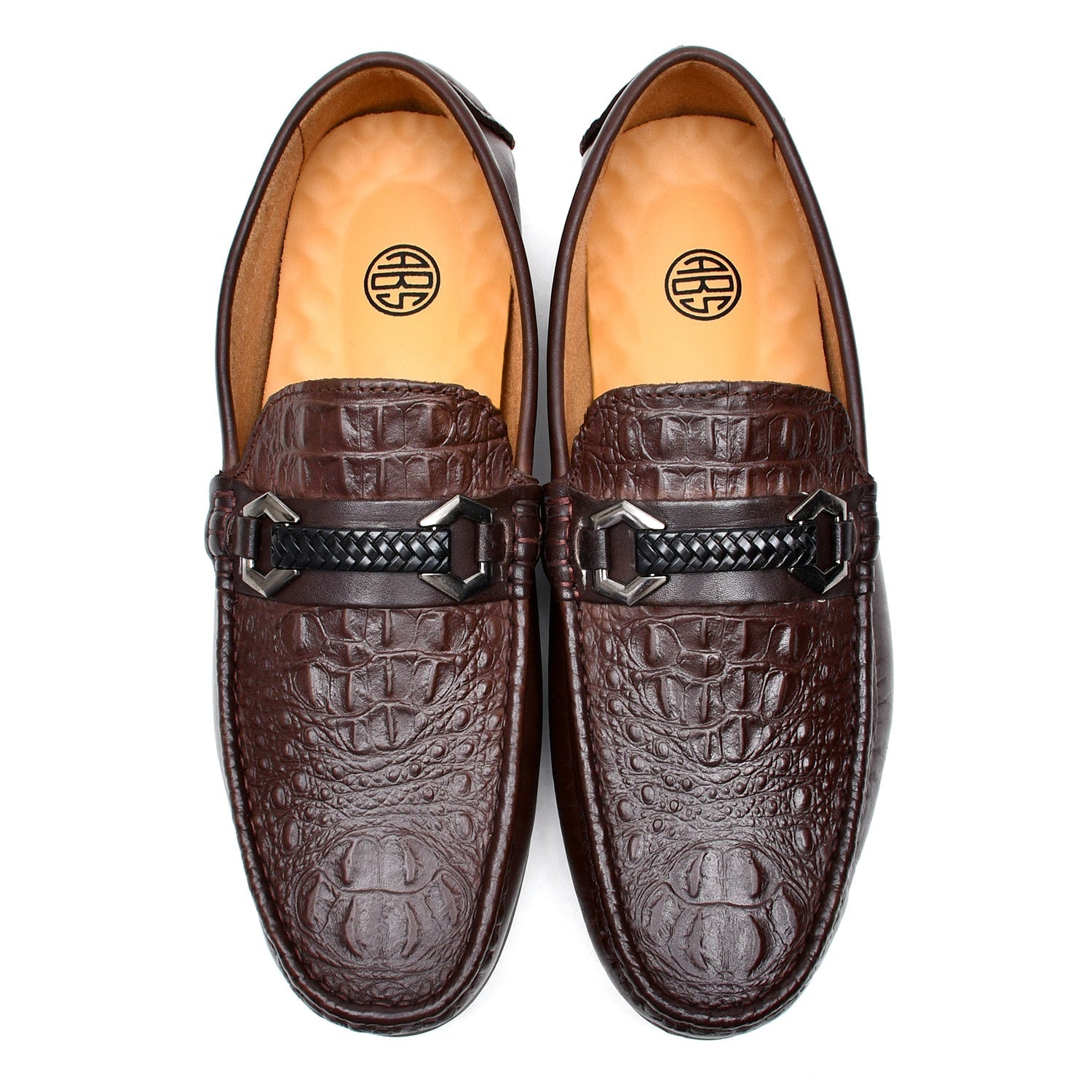 LEATHER SHOES - ROMEO-053 BROWN