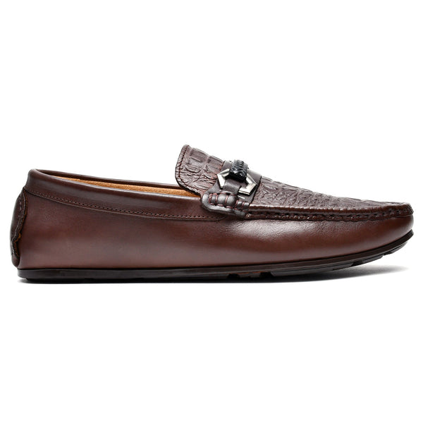 LEATHER SHOES - ROMEO-053 BROWN