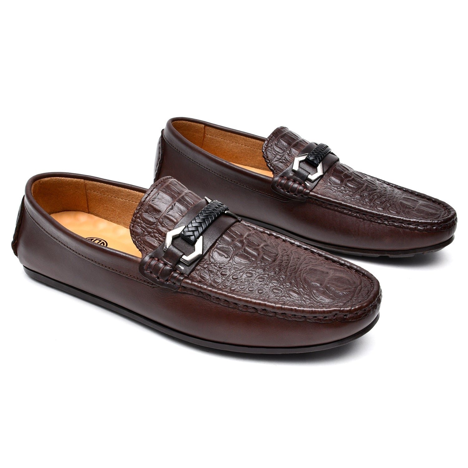 LEATHER SHOES - ROMEO-053 BROWN
