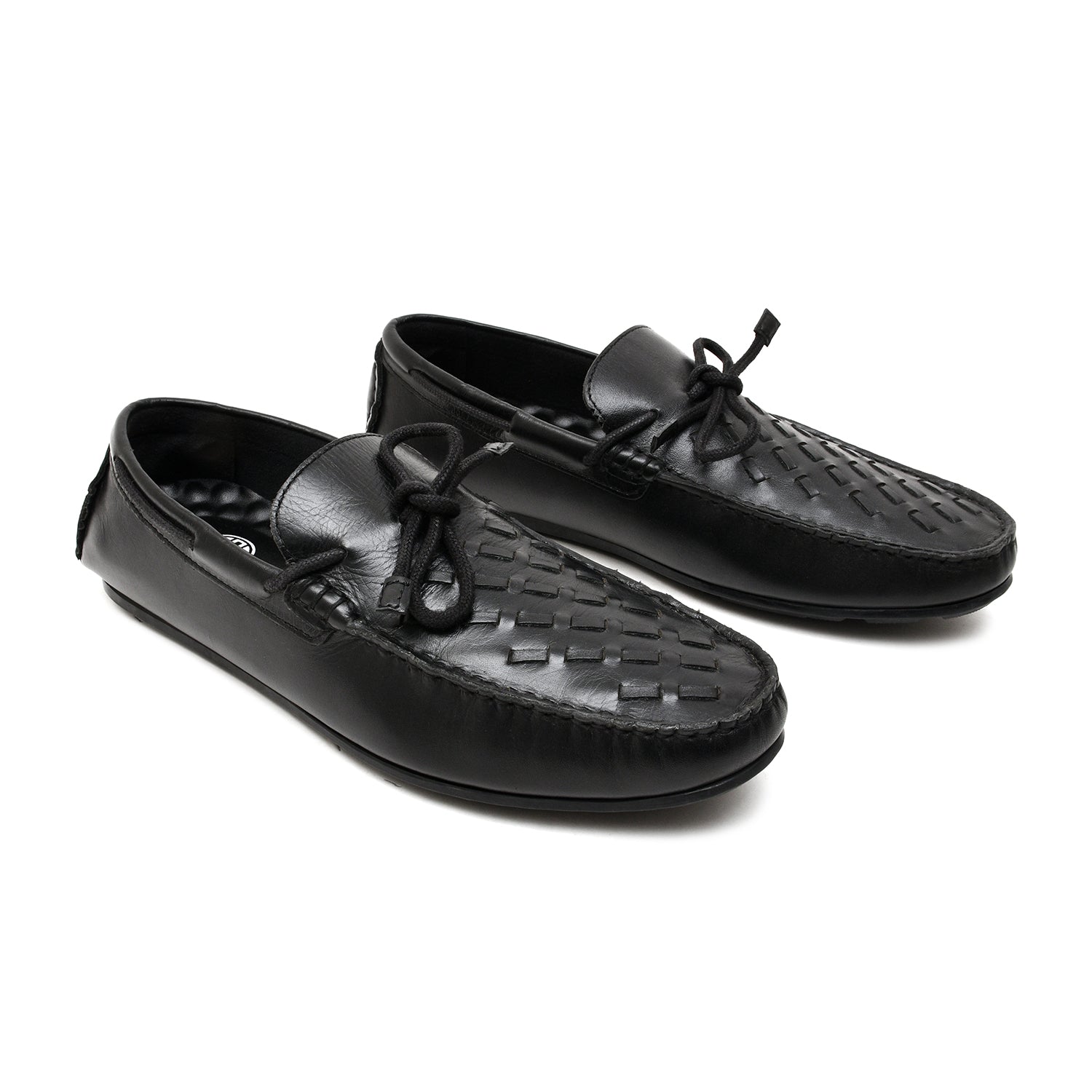 LEATHER SHOES - ROMEO-057 BLACK