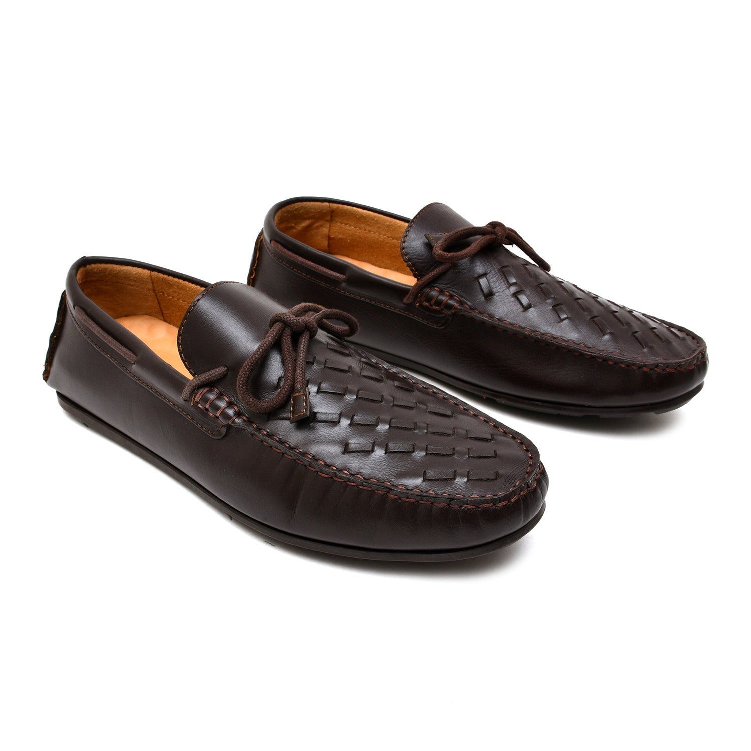 LEATHER SHOES - ROMEO-057 BROWN