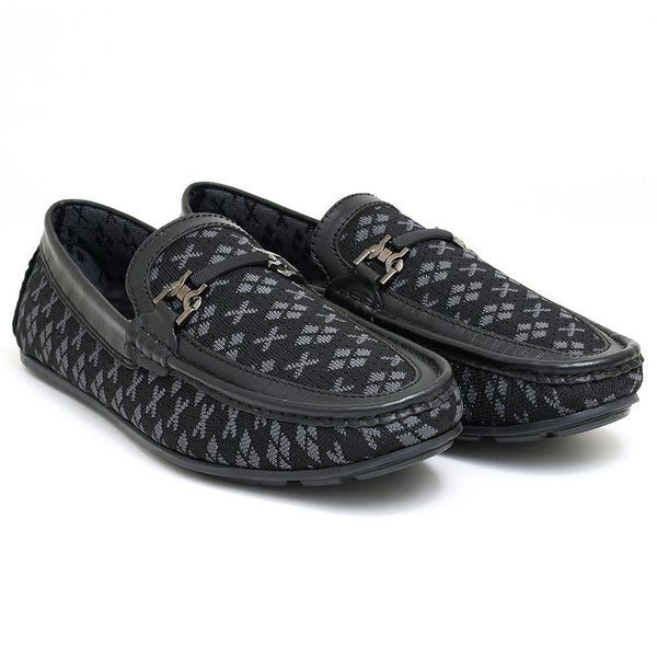 LEATHER SHOES - ROMEO-064 BLACK