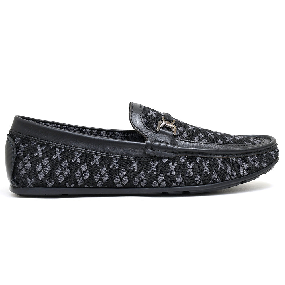 LEATHER SHOES - ROMEO-064 BLACK