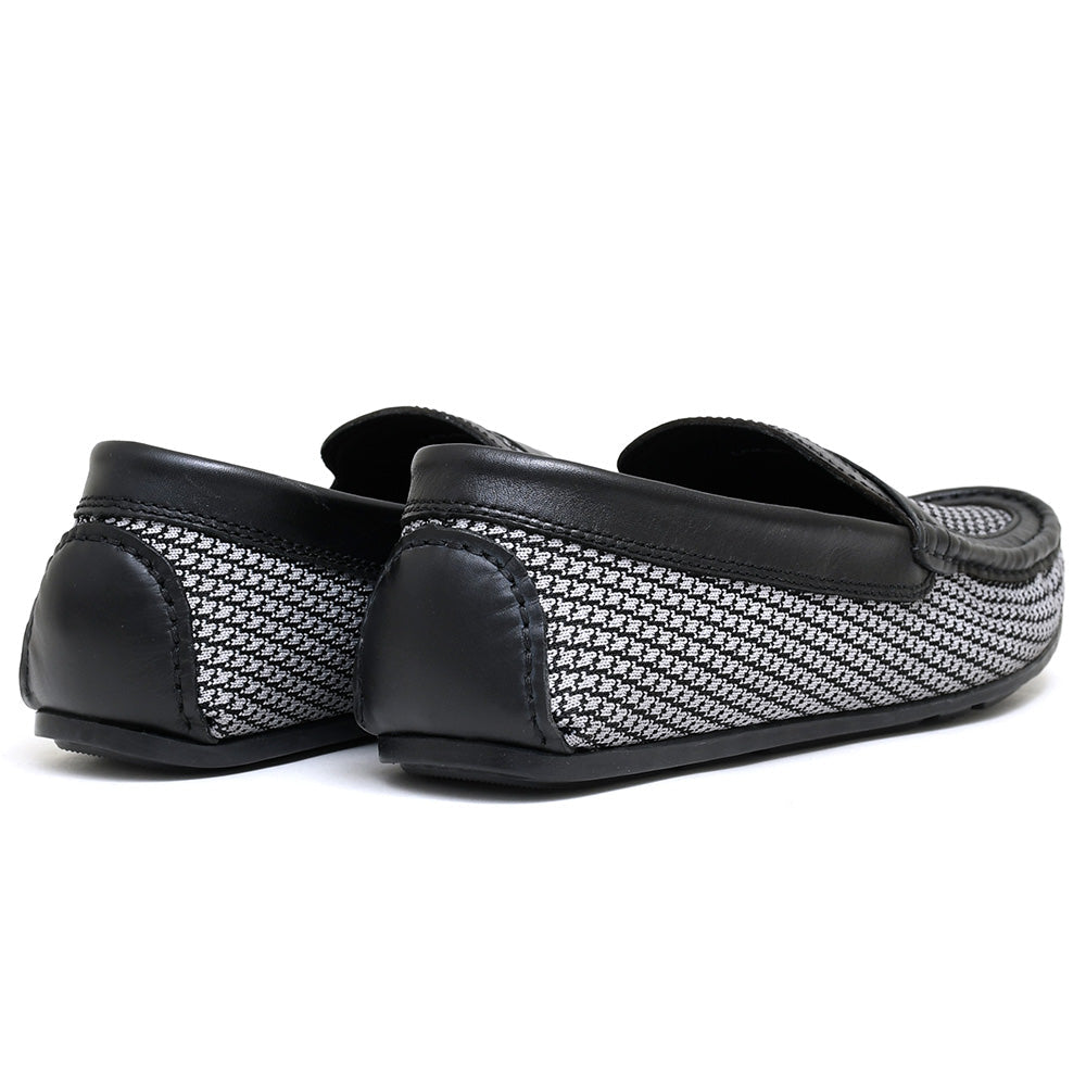 LEATHER SHOES - ROMEO-065 BLACK