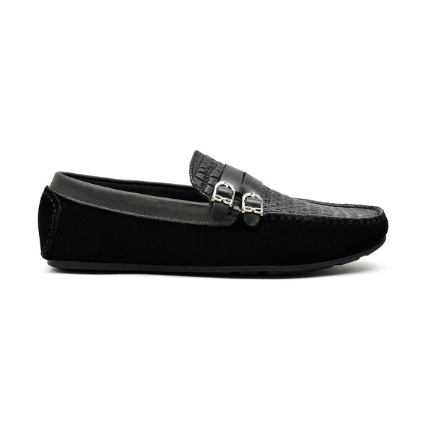 LEATHER SHOES - LFR-101 BLACK