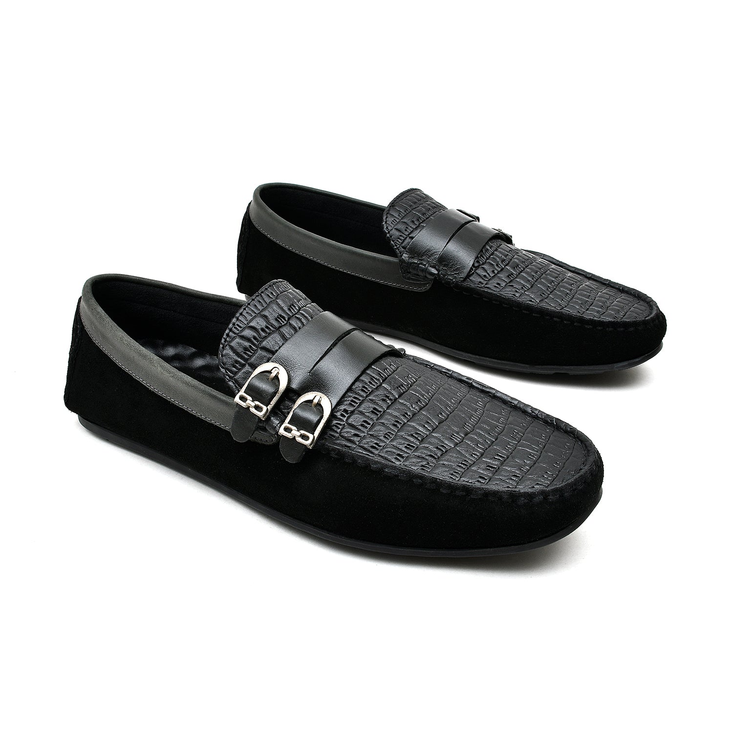LEATHER SHOES - LFR-101 BLACK