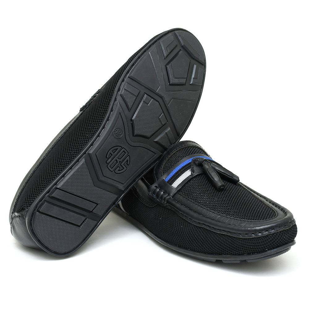 LEATHER SHOES - ROMEO-060 BLACK