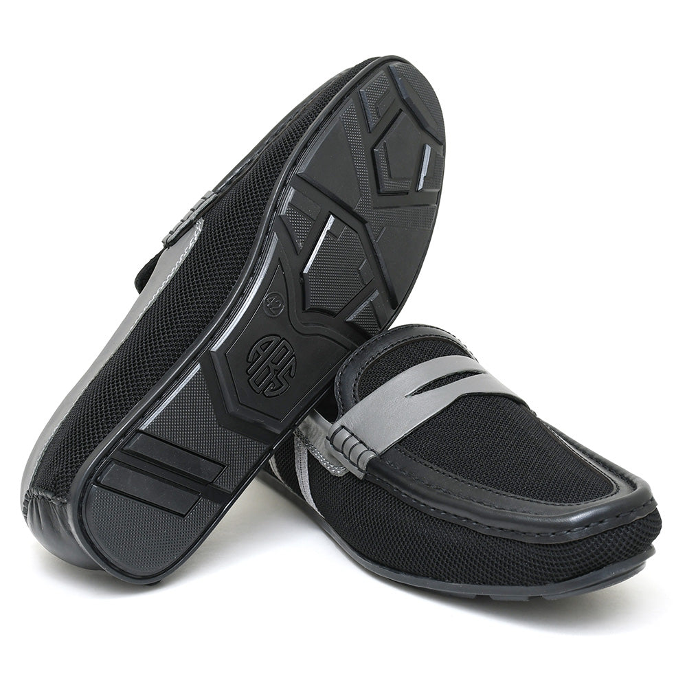 LEATHER SHOES - ROMEO-061 BLACK